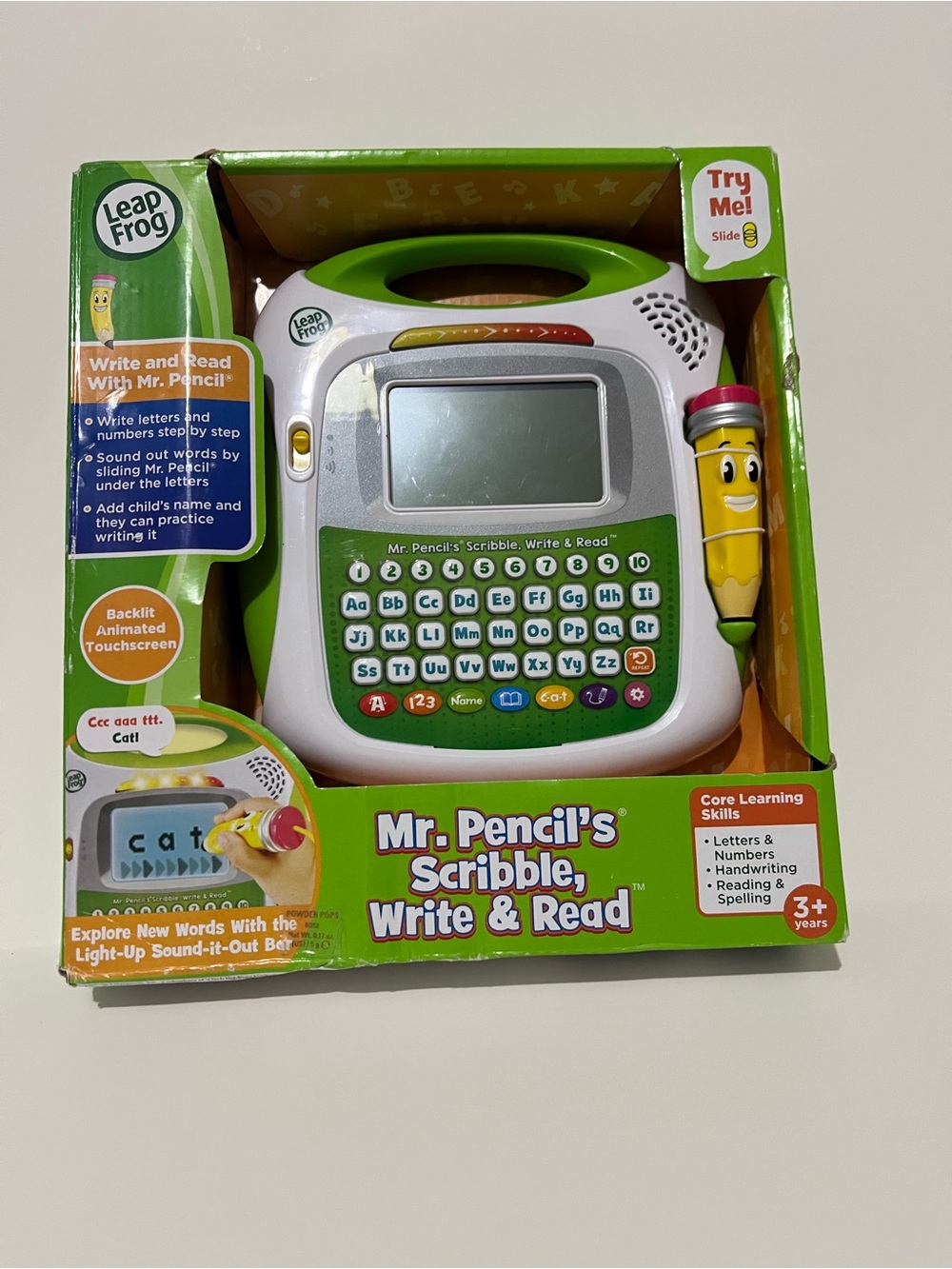 Mr. Pencil's Scribble, Write & Read - Green